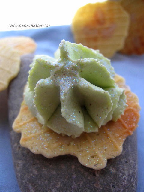 Galletas de Almendra y Espuma de Manzana Verde Galletas con polvo de hadas para Peter Pan